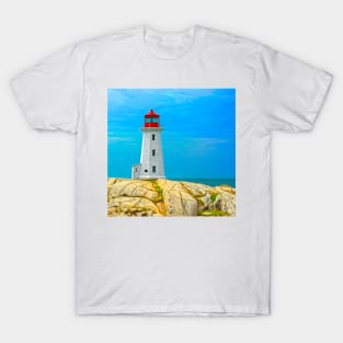 The Solitude of a Lighthouse, Peggy's Cove T-Shirt